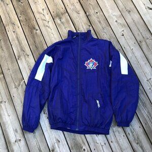 Vintage 1980s Brooks Toronto Blue Jays Nylon Jacket